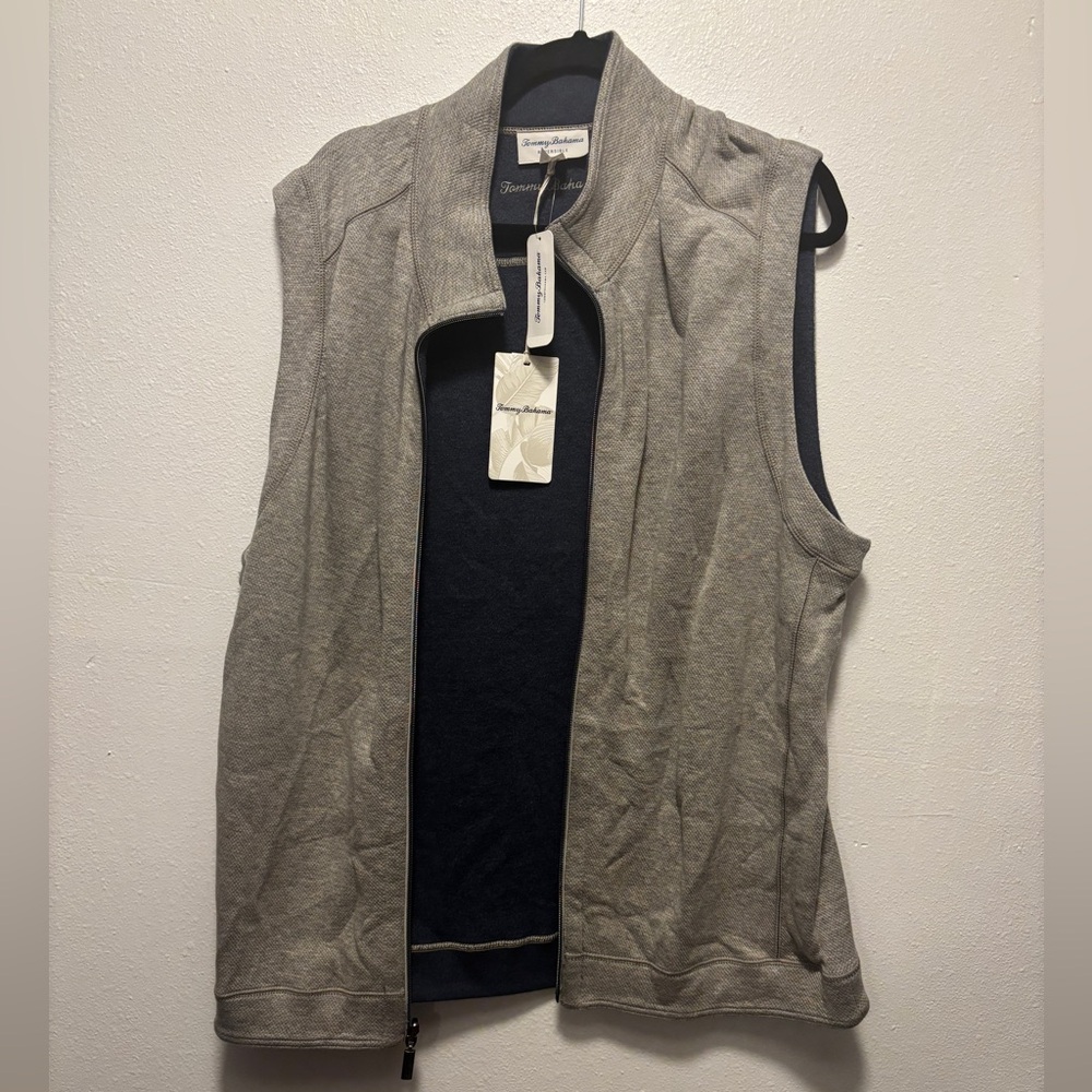 NWT Tommy Bahama Flip Shore Full Zip Vest Sz Large